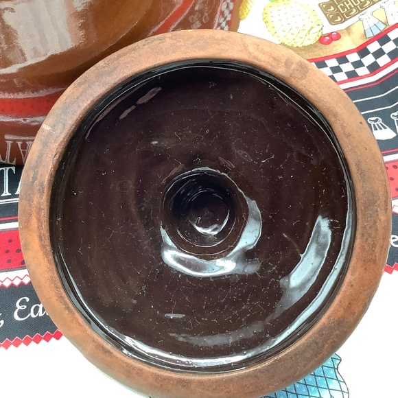 Vintage 5 QUART Bean Pot. SUNBURST CERAMICS Ltd. Alberta Canada. Circa 1960-1975 - Picture 4 of 6